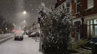 Snowing in London  11122022 [upl. by Jezabel]