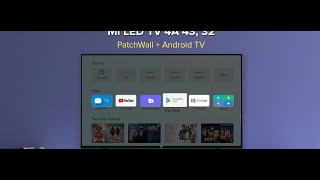 Mi Tv 4A 32 inch old Tv official update 9 pie [upl. by Einyaj712]