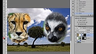 Come unire più immagini in Photoshop  how to merge multiple images [upl. by Ojaras]