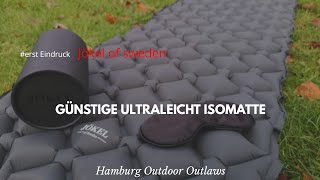 Günstige ultraleichte Isomatte erst Eindruck Jökel of Sweden [upl. by Naehs]