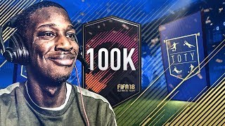 FIFA 18 TOTY 100K PACK OPENING JAI PAS PU CRIER [upl. by Birch]