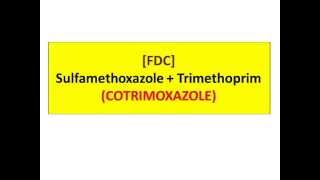 Cotrimoxazole [upl. by Adnahsed]