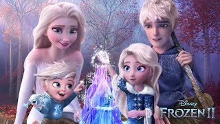 Frozen 2 Elsa and Jack Frost have a daughter and a son And they both have magic ❄💙Alice Edit [upl. by Yrral]