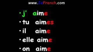 Beginners French video lesson 1 for beginners in French [upl. by Labaw]