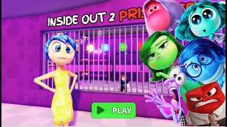 INSIDE OUT 2 FAMILY BARRY’S PRISON RUN Obby  in Roblox [upl. by Winebaum]