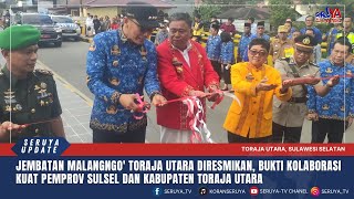 PJ GUBERNUR SULSEL MERESMIKAN JEMBATAN MALANGNGO DI KECAMATAN RANTEPAO TORAJA UTARA [upl. by Ollopa]