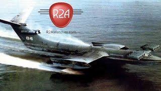 Caspian Sea Monster Ekranoplan Flight Video [upl. by Eiramanel]