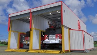 New Portable Fire Station Product  wwwextremefirestationscom [upl. by Elleval]