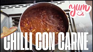 Authentic Mexican Chili Con Carne Recipe Spicy Savory and Satisfying [upl. by Ivette]