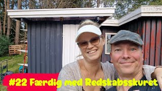 22 Sådan renoveret vi redskabsskuret [upl. by Ayokal]