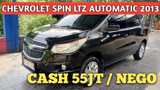 CHEVROLET SPIN LTZ AT 2013 MURAH AJA 55JT NEGO LANGSUNG OTW CEK UNIT JAPRI 081297877006 [upl. by Ailisec]