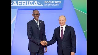 Bilateral Meeting with Russian President Vladimir Putin  Remarks by President Kagame [upl. by Berner]