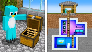 How to Build a Secret Gaming Room in Minecraft [upl. by Linnet]