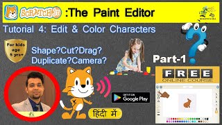 Tutorial 41 I Scratch Jr  The Paint Editor I Robotics Era [upl. by Hardan]