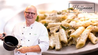 Schnelle Pasta mit Spinat und Pistazien I Einfaches und leckeres Pastagericht I Rezept CALLEkocht [upl. by Ingar]