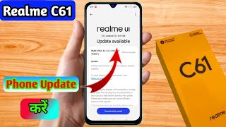 how to software update in realme c61 realme c61 update kaise kare [upl. by Rica]