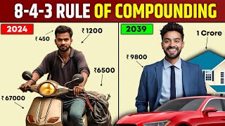 POWER OF COMPOUNDING  843 RULE OF COMPOUNDING  8 Years Investment Plan  How to Become Crorepati [upl. by Portugal]