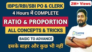 Ratio and Proportion Tricks and Concepts  Complete Chapter  IBPS RRB amp SBI 2024  Career Definer [upl. by Itoyj]