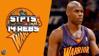 Antawn Jamison 51 pts 14 rebs vs Sonics 0001 season [upl. by Larred540]