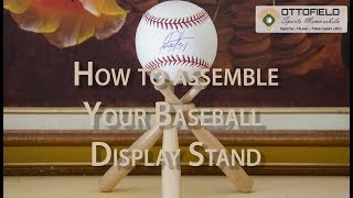 How to assemble your Baseball Stand [upl. by Nnyleuqaj]