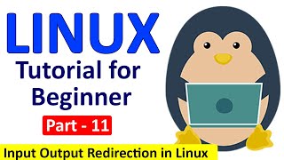 Linux Tutorial for Beginners Part  11  Input Output Redirection in Linux with examples [upl. by Reames680]