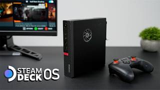 We Built The Smallest Steam Deck OS Gaming PC And It Has A GPU [upl. by Nygem146]