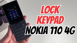 How To Lock Keypad On Nokia 110 4G [upl. by Shimkus]