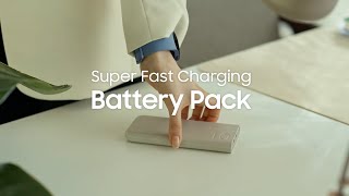 10000mAh Battery Pack Official Introduction  Samsung [upl. by Ellehcem]