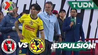 ¡VE LA ROJA Osorio es expulsado  Tijuana 01 América  Liga Mx AP2024  J13  TUDN [upl. by Hploda619]