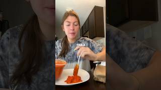 Trying Indian Food For The First Time 🇮🇳 chickentikkamasala indianfood foodie mukbang [upl. by Appilihp]