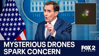 Mysterious drones spark concern as reports of unidentified flying objects increase across the US [upl. by Stahl]