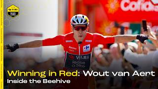 Winning in Red Wout van Aert  Inside the Beehive short [upl. by Desiri]