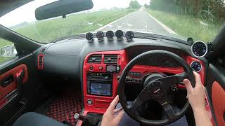 Nissan skyline r33 pov driving [upl. by Ahseer]