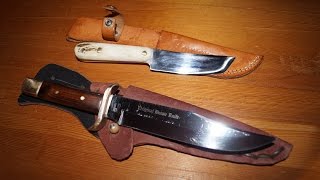 Custom Knives Schmiedemeister Ennepetal Tanto Original Bowie Knife Solingen [upl. by Edlihtam270]