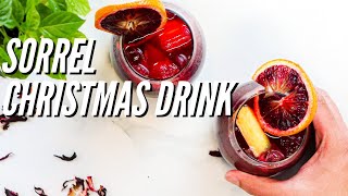 CARIBBEAN SORREL DRINK  NIGERIAN ZOBO  HIBISCUS FLOWER DRINK  THE PERFECT CHRISTMAS DRINK [upl. by Dodie]