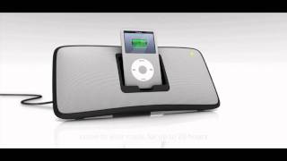 Logitech s315i Rechargeable iPod speakers  Designed by Design Partners [upl. by Eelynnhoj]