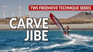 Episode 2 Carve jibe how to gybe jibing tips technique tutorial windsurfing [upl. by Ettelloc785]