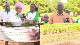 Journée mondial de lenvironnement célébré à kaolack avec Caritas en partenariat lIREF [upl. by Keppel936]