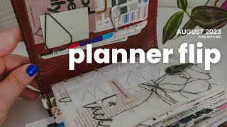 Planner Flip  August 2023  Functional Planning  PWB Inserts  Planner Freebies  Plan With Bee [upl. by Taryne]