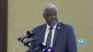 Discours du President de la commission africaine Moussa Faki Mahamat [upl. by Anirdnajela]