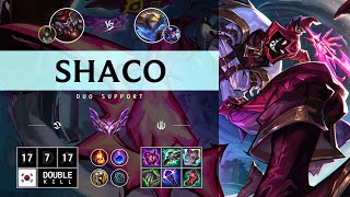 Shaco Support vs Ezreal  KR Master Patch 1414 [upl. by Areval]