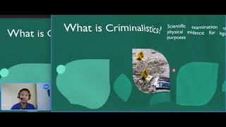 CRIMINALISTICS IN CRIMINAL INVESTIGATION  ONLINE CLASS [upl. by Aimaj504]