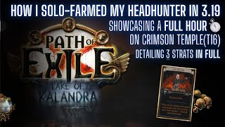 PoE 319 Shadowing Series Ep4 How I Farmed my Headhunter in Kalandra League [upl. by Anyal]