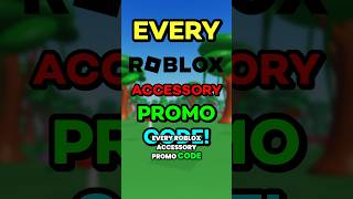 EVERY FREE Roblox PROMO CODE [upl. by Nesnah13]