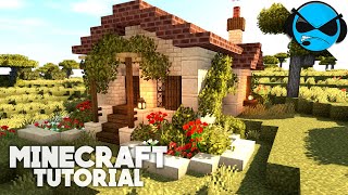 Minecraft How to Build a Sandstone Starter House Minecraft Build Tutorial [upl. by Disini]