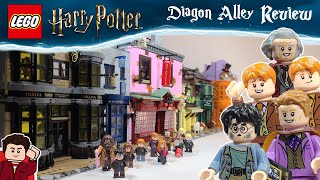 LEGO Harry Potter Diagon Alley 75978 Set Review [upl. by Letsou156]