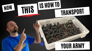 How to magnetise your army for easy transportDIY figure case for WarhammerDampDWargaming models [upl. by Ecyak554]