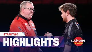 SURVIVING A SCARE  Day Two Stage Two Afternoon Highlights  2024 Ladbrokes UK Open [upl. by Reseda]