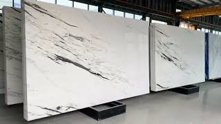 Oriental Calacatta Marble Slabs Chinese Top Quality Natural White Marble [upl. by Gyimah254]