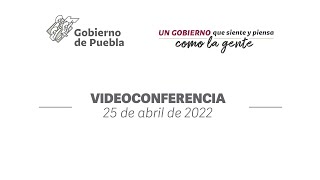 Videoconferencia 25 de abril de 2022 [upl. by Halludba]